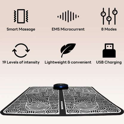 Rechargeable EMS Electric Foot Massager Pad