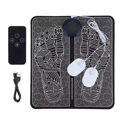 Rechargeable EMS Electric Foot Massager Pad