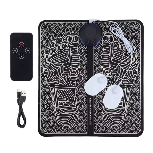 Rechargeable EMS Electric Foot Massager Pad